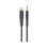 BUDI IPHONE LIGHTINING TO AUX CABLE 1.2 M BEND RESISTANCE (ORIGINAL APPLE CHIP) - DC150LXAB