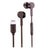 BUDI EARPHONE WITH RADIO & MIC (TYPE-C 1.2M, TANGLE FREE DESIGN BLACK & WHITE) – EP22AC