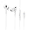 Budi Type C Earphone with Remote and Mic-Plastic Shell - EP30TB