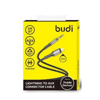 BUDI 1.2M LIGHTNING TO AUX CONNECTOR CABLE - DC131LX12A