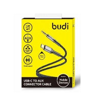 BUDI 1.2M TYPE-C TO AUX CONNECTOR CABLE - DC131TX12A