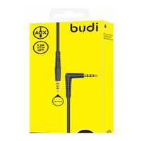 BUDI AUX CABLE 1.2M L DESIGN BENDING RESISTANT DESIGN GOLD PLATED CONNECTER - DC150X9012B