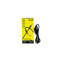 BUDI AUX CABLE 1M UPGRADED IN MOLD ALUMINUM SHELL 3.5DC HEAD- DC21910B