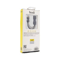 BUDI IPHONE LIGHTNING TO 3.5 MM HEADPHONE JACK + LIGHTINING ADAPTER - DC139DB