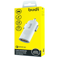 BUDI Car Charger - 18W QC - 1 USB port- CC062QW