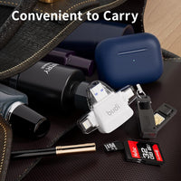 Budi 6in1 Card Reader + Sim Car Ejecton Pin / TF card Storage small box - CP581W