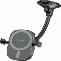 Budi 2 IN 1 Universal Magnetic Wireless Car Charger Holder Windshield + Vent Bracket- CM570B