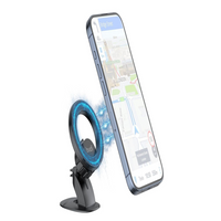 Budi Universal Magnetic Car Holder - Strong Magnets car holder Suitable for Dashboard and air vent - CM573
