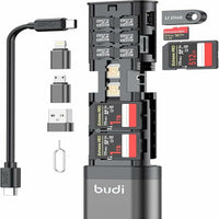 Budi USB-C 3.0 Card Reader – Multifunction Storage Stick- DC536B