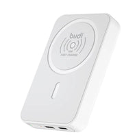 10000 MaH BUDI PD 20W MAGNETIC 15W WIRELESS POWER BANK COMPATIBLE WITH MAG-SAFE-PB081W