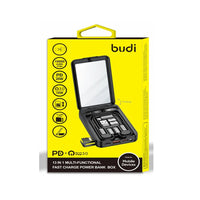 BUDI 10000mAh 13 in 1 MULTIFUNCTIONAL POWER BANK BOX - PB515K