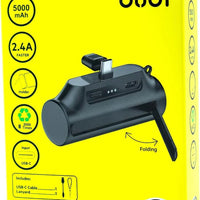 BUDI PORTABLE POWER BANK WITH USB-C 5000mAh - PB087TB