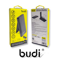 BUDI 10000MAH PD20W+QC3.0 QUICK CHARGE POWER BANK- PB802QB