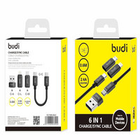 Budi 6 in1 cable set---USB C to C cable - DC180A06B