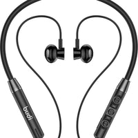 BUDI WIRELESS NECKBAND SPORT EARPHONE 500 mAh | MUSIC TIME 100 HOURS | STANDBY TIME 220 HOURS WITH LED DISPLAY – EP05B
