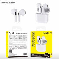 Budi Wireless Bluetooth sports earphones - wireless charged - iphone USB charged - auto connected with mobs - EP13W