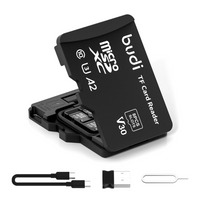 Budi TF Card Reader with TF Card Appearance with Cable USB-C - CP580B