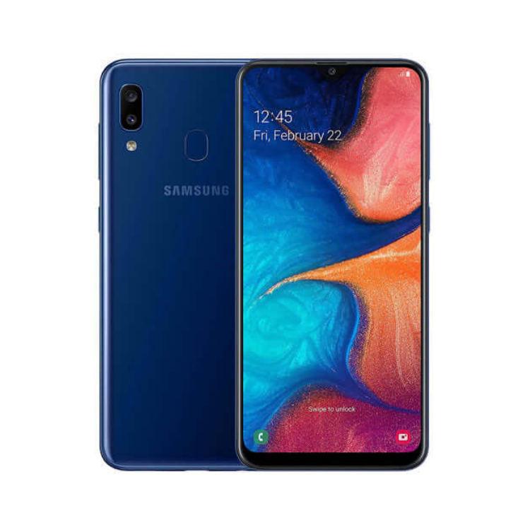 Refurbished Samsung Galaxy A20e Phone 32GB in Blue
