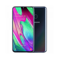 Refurbished Samsung Galaxy A40 Phone 64GB in Black